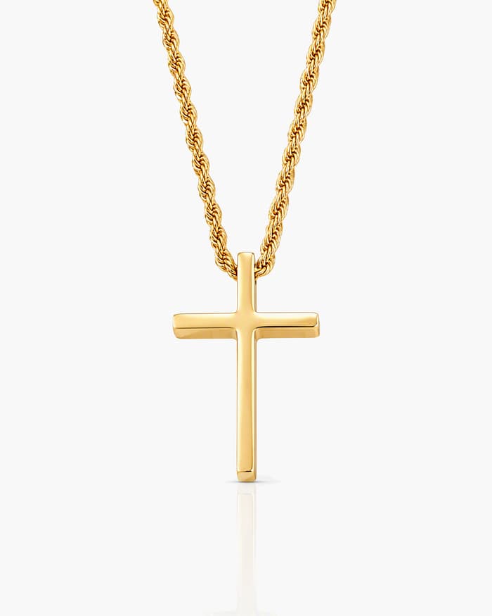 Minimalist Cross Pendant Necklace
