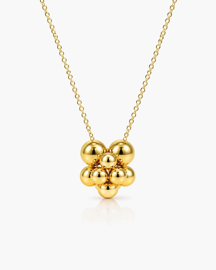 Cluster Ball Pendant Necklace