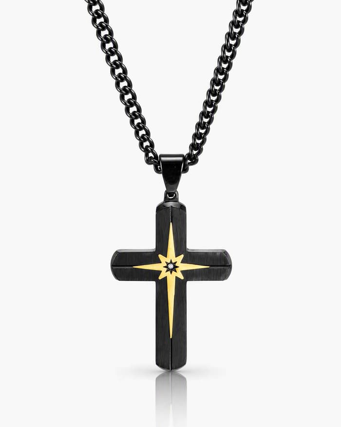 Star Cross Pendant Necklace