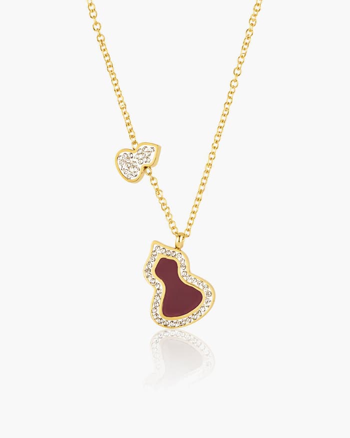 Dainty Gourd Pendant Necklace