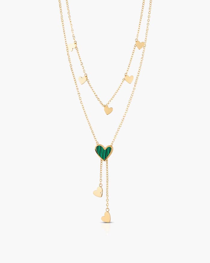 Dainty Multi-Layer Heart Necklace