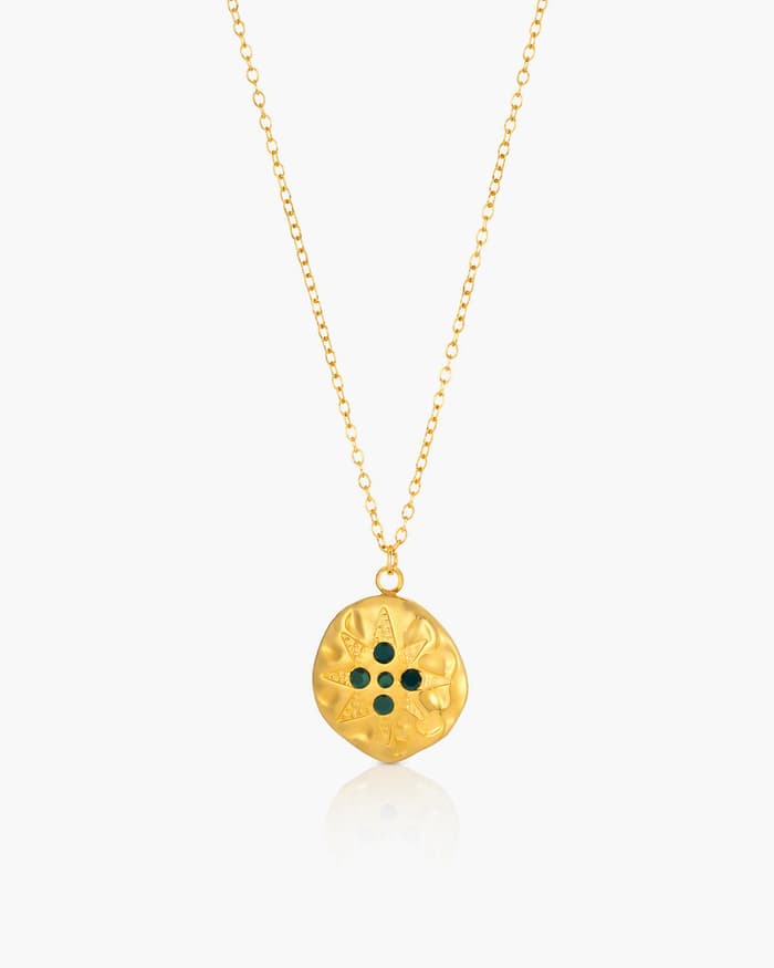 Vintage Coin Pendant Necklace